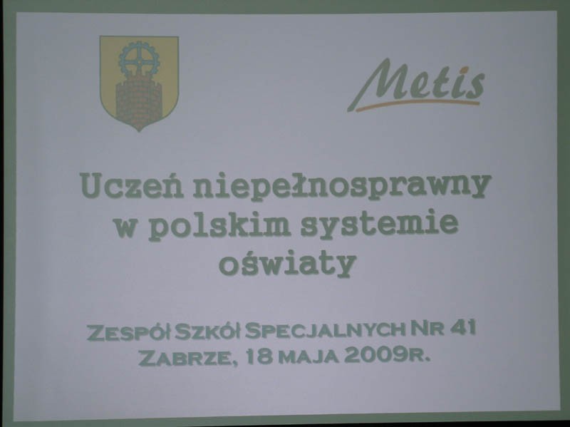 Konferencja regionalna „Uczeń Niepełnosprawny w Polskim Systemie Oświatowym”, zdjęcie 8 z 34