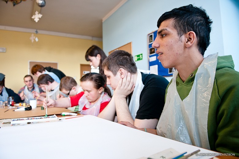 Warsztaty plastyczne we współpracy ze studentami ASP Katowice, zdjęcie 2 z 26