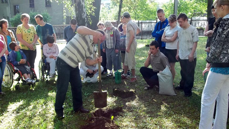 Bukowe drzewko z 30-tką szkolnych doświadczeń w Zespole Szkół Specjalnych Nr 41 w Zabrzu, zdjęcie 3 z 14