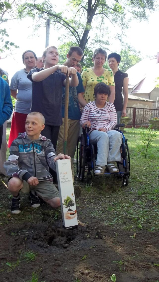 Bukowe drzewko z 30-tką szkolnych doświadczeń w Zespole Szkół Specjalnych Nr 41 w Zabrzu, zdjęcie 12 z 14