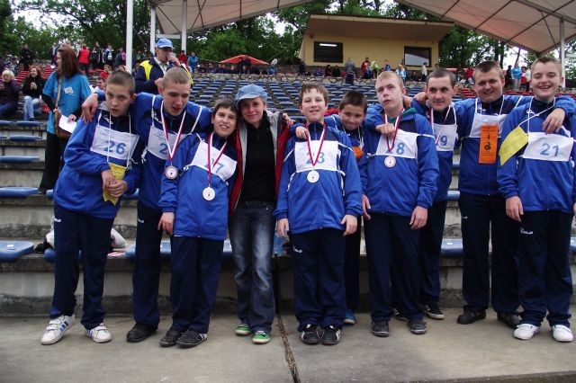Olimpiada specjalna - oficjalne zawody w Raciborzu, zdjęcie 15 z 40