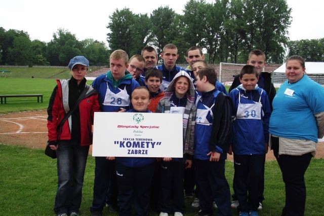 Olimpiada specjalna - oficjalne zawody w Raciborzu, zdjęcie 39 z 40