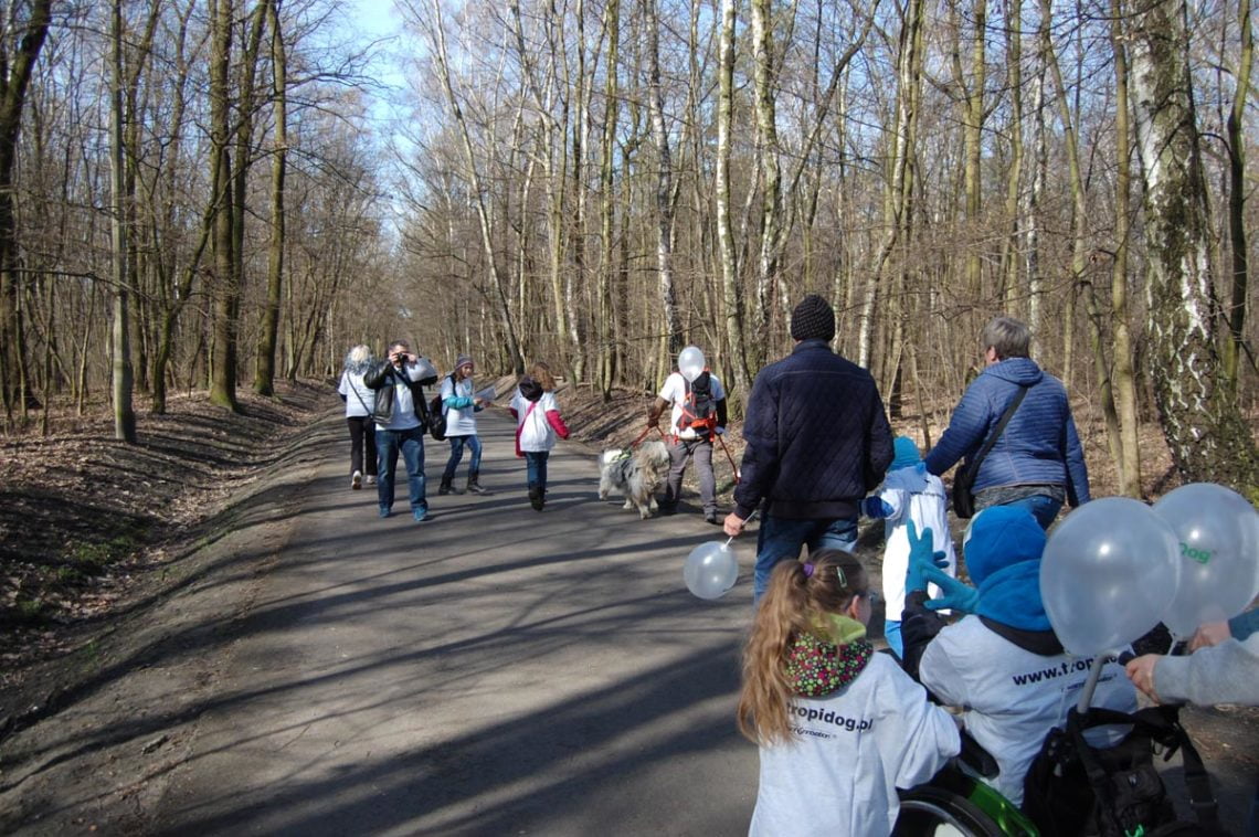 Niebieski dogtrekking uczniowie14