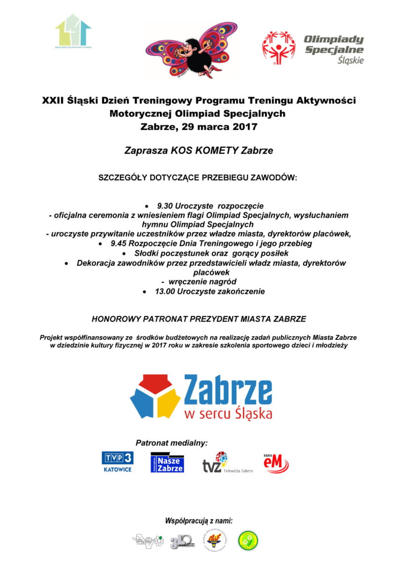XXII Śląski Dzień Treningowy Programu Treningu Aktywności Motorycznej Olimpiad Specjalnych