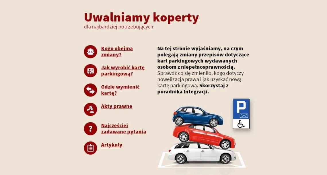 karta parkingowa