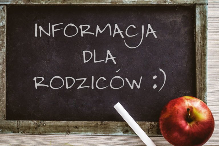 Informacja dla rodziców