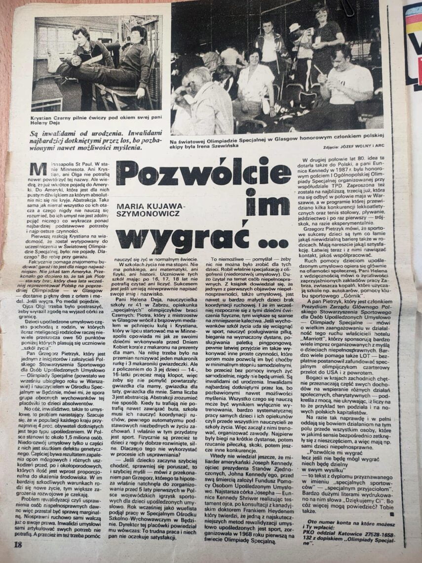 Wspomnienia początków istnienia szkoły...