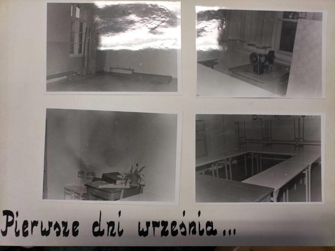 Wspomnienia początków istnienia szkoły...