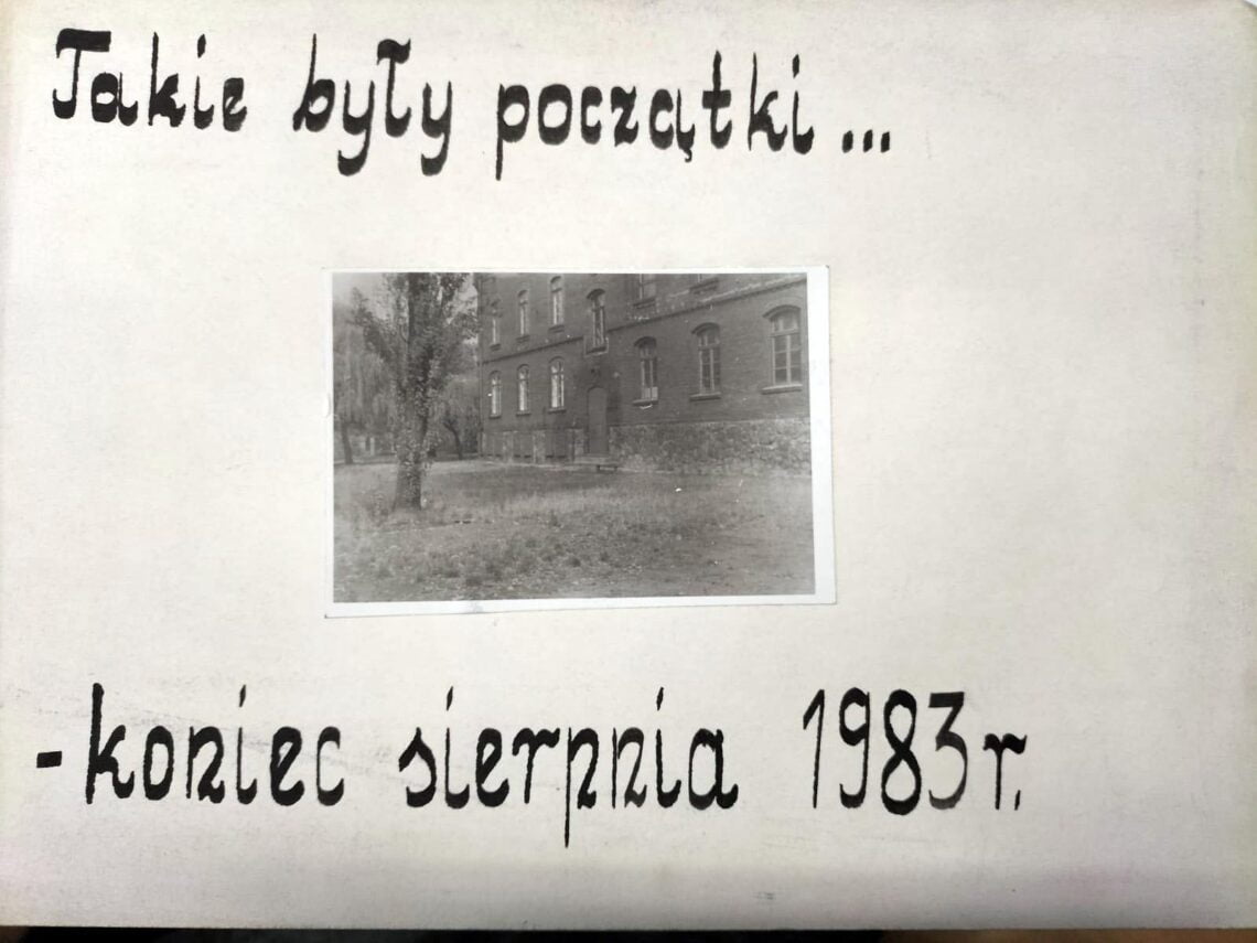 Wspomnienia początków istnienia szkoły...
