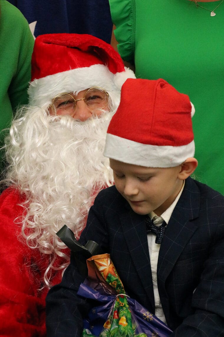 Wizyta Świętego Mikołaja w naszej szkole - 06.12.2024